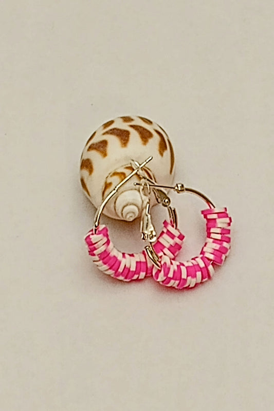 Small Fun Hoop (Pink/White)