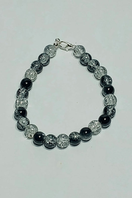 Glitter-Balls Bracelet (Grays)