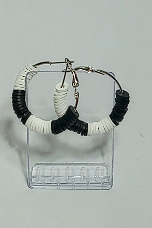 Black & White Disk Hoop