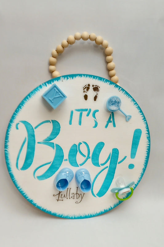 Bundle Of Joy Door Sign (Boy)