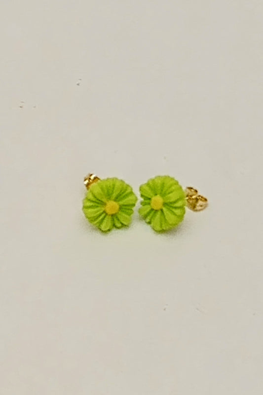 Green Daisy Stud