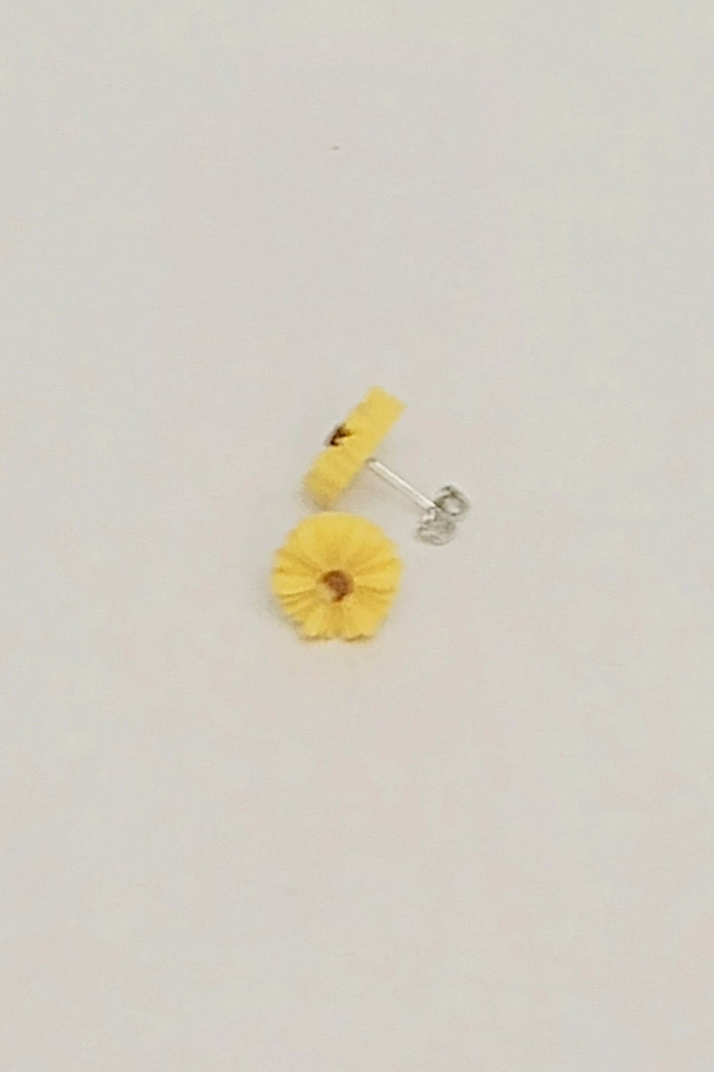 Yellow Flower Stud